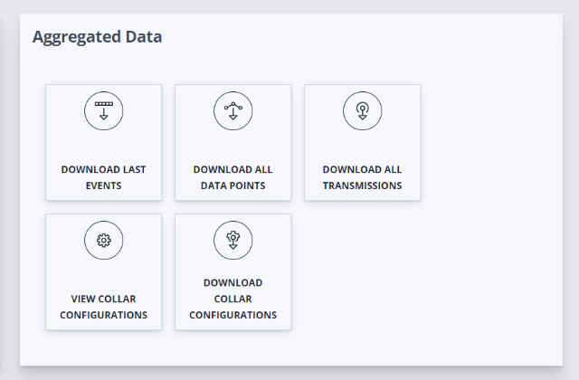 Aggregated Data Section