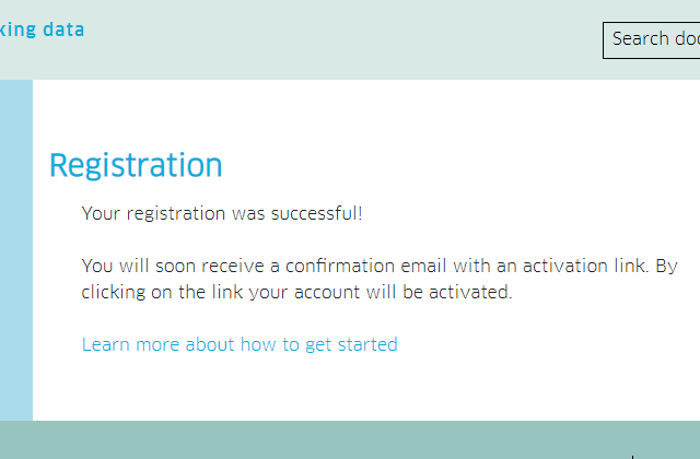 Movebank Register Success Image